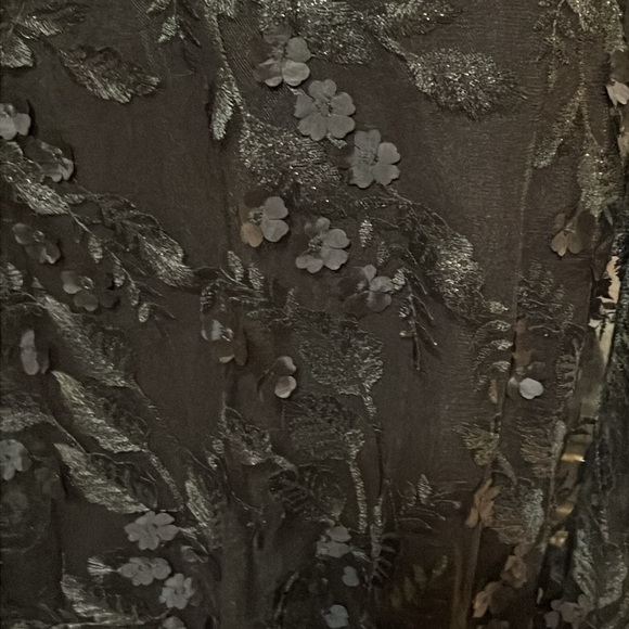 Dress the Population Black Appliqué Dress - Picture 4 of 9